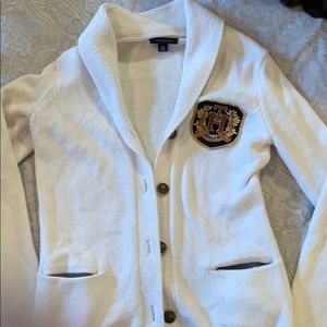 Cream knitted cardigan